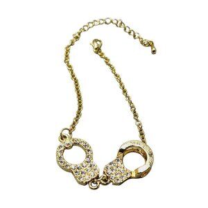 NOS Rhinestone Handcuff Anklet (A1531)